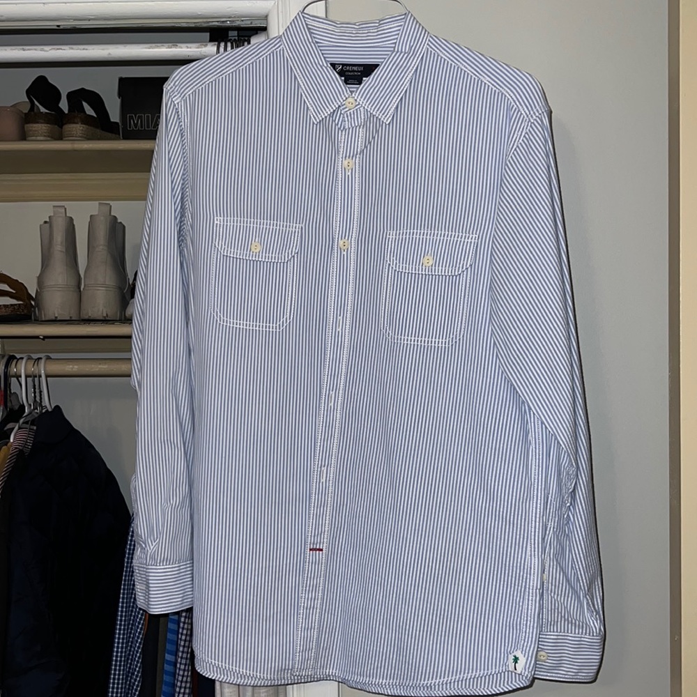 Daniel Cremieux Collection Men’s Medium Soft Blue Button Up